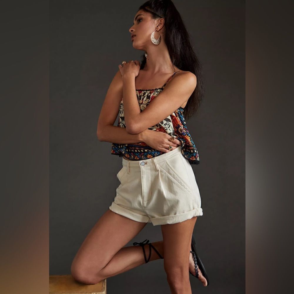 Anthropologie Pilcro Chino Shorts Size 28